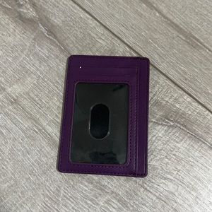 Purple Card Holder